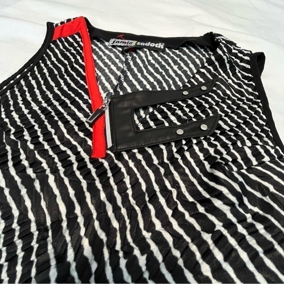 JAMIE Sadock dress zipper stretchy size small - Picture 5 of 10